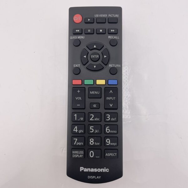 PANASONIC TH-43CQE1W TV Remote Control DPVF3279ZA