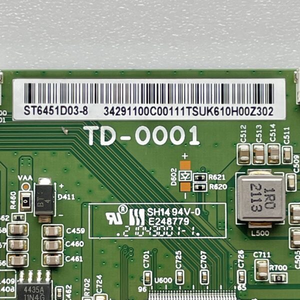 SONY XR-65X90J TV TCON Board TD-0001 / ST6451D03-8 XR-65X90CJ XR-65X90J - Image 2