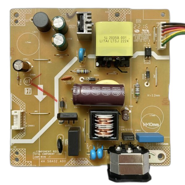 DELL P2422H Monitor Power Supply Board 4H.58A02.A00