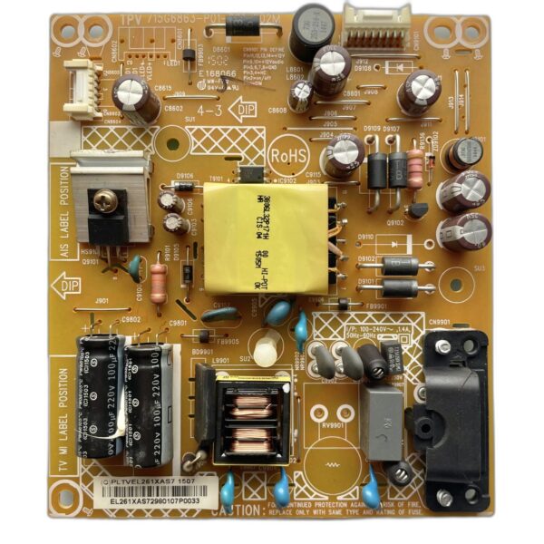 VIZIO D32H-C1 TV Power Supply Board 715G6863-P01-001-002M D28H-D1 D32H-C1