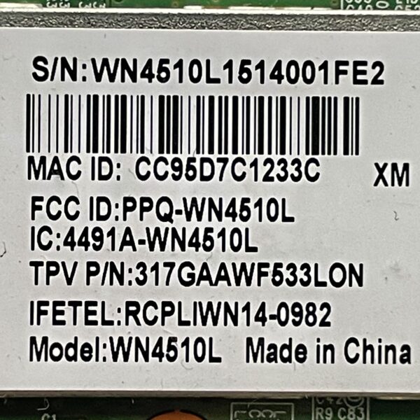 VIZIO M50-C1 TV WIFI Module 317GAAWF533LON / WN4510L P502UI-B1E D40U-D1 D50U-D1 - Image 2