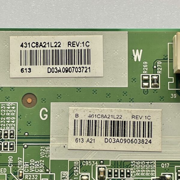 TOSHIBA 55L310U TV Main Board  461C8A21L22 1C - Image 2