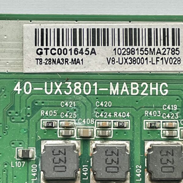 TCL 32S301 TV Main Board 40-UX3801-MAB2HG 32S301LCAA 32S305 32S305TEAA - Image 3