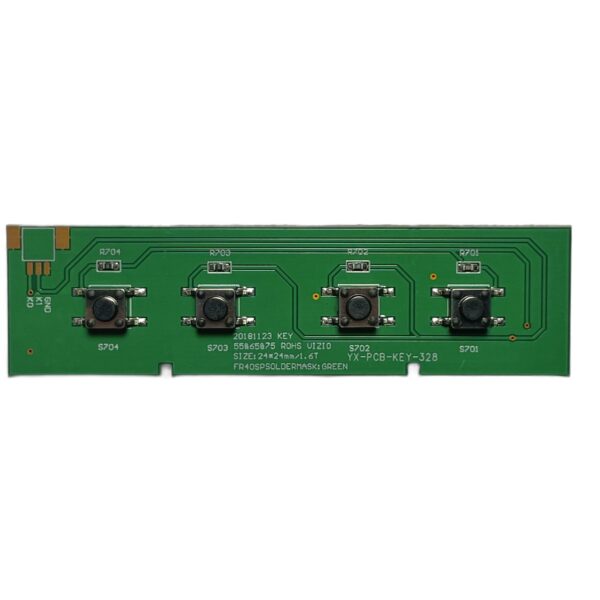 VIZIO V755-J04 TV Panel Buttons YX-PCB-KEY-328 / 20181123